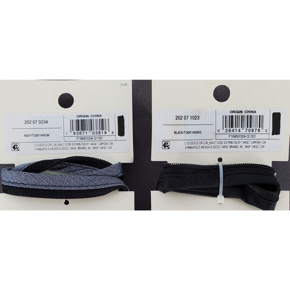 Cat & Jack Lot of 2 Ties Navy and‎ Black Size Youth S/M New - Picture 2 of 4